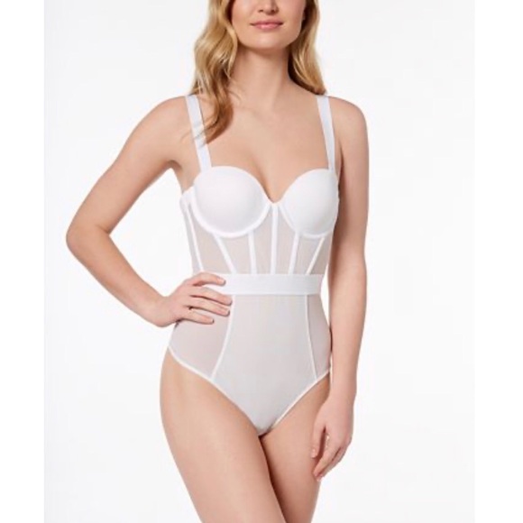 Dkny Other - DKNY Mesh Panel Bodysuit